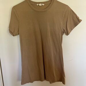 Nili Lotan tan tee, size S